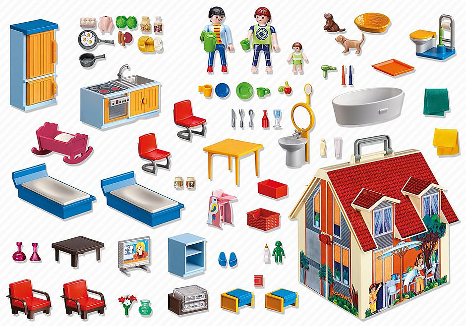 Neues Mitnehm Puppenhaus 5167 PLAYMOBIL® Deutschland Playmobil Neues Mitnehm Puppenhaus Playmobil |